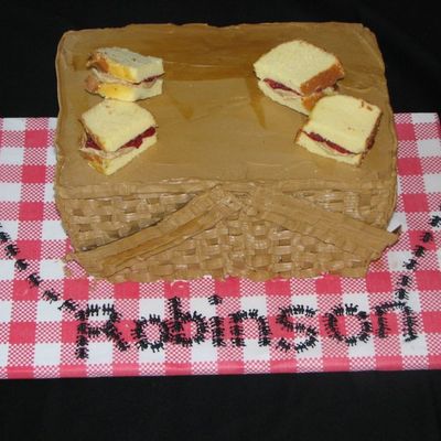 Picnic Basket Cake