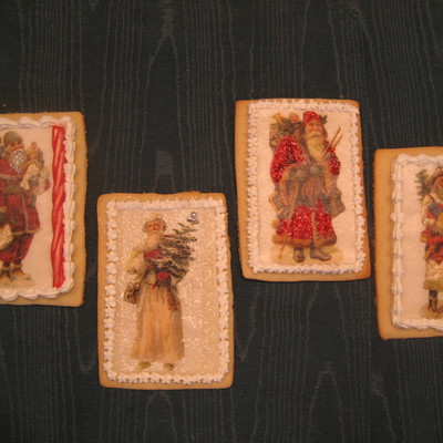 Antique Santa Postcards