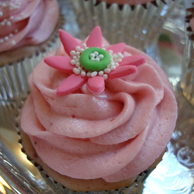 Pink And Green Cupcakes