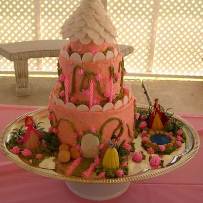 Princess Castle Cake