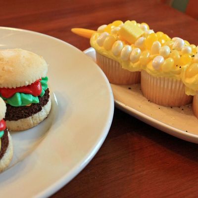 July 4Th Barbecue Cupcakes