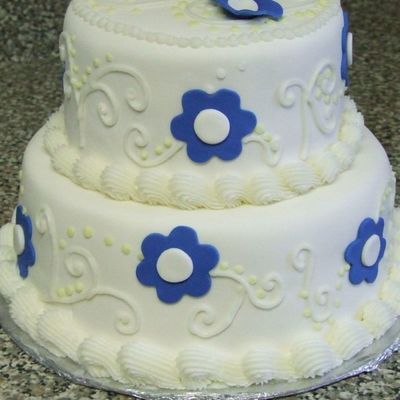 First Fondant Covered Cake
