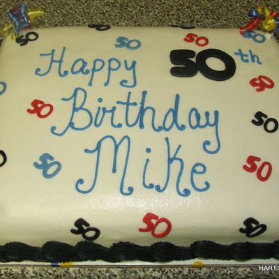 50Th Birthday Cake