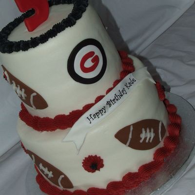 Georgia Bulldog Birthday Cake