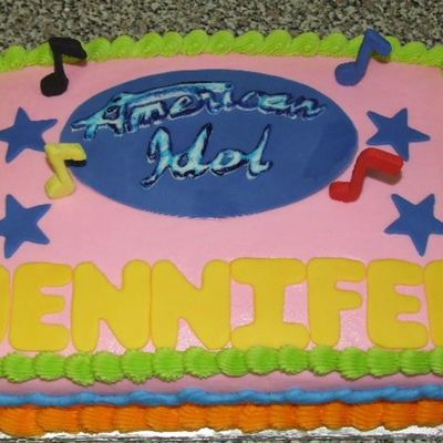 American Idol Birthday Cake