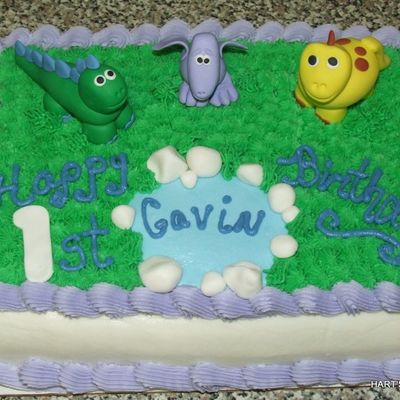 Dinosaur Birthday Cake