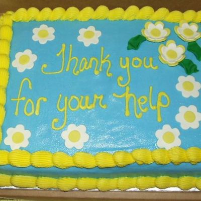 Thank You Cake