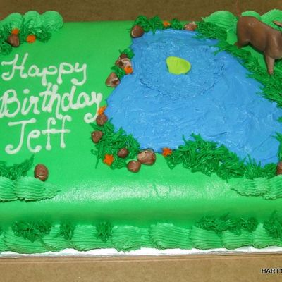 Outdoors Birthday Cake