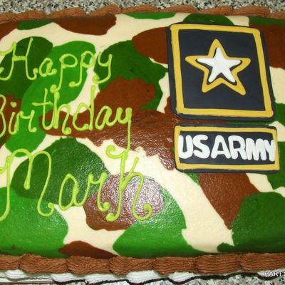 Army Birthday Cake