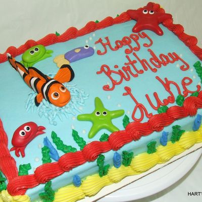 Nemo Birthday Cake
