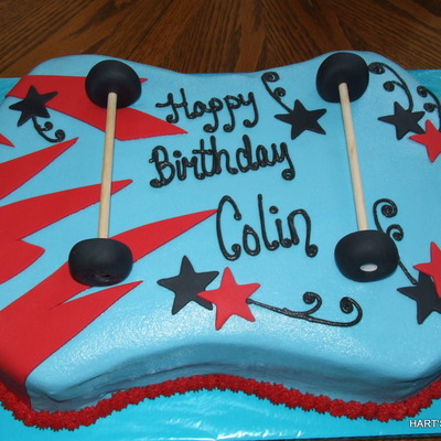 Shakeboard Birthday Cake