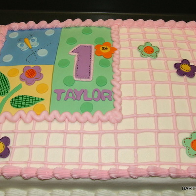 Hugs And Stitches Birthday Cake