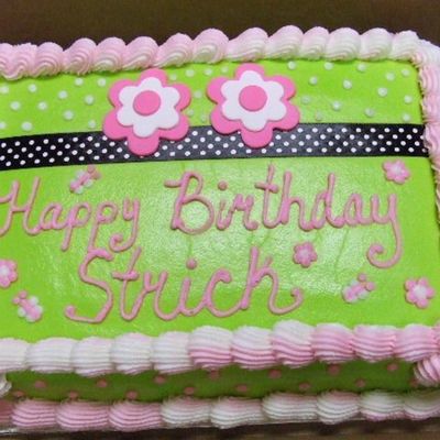 Girly Birthday Cake