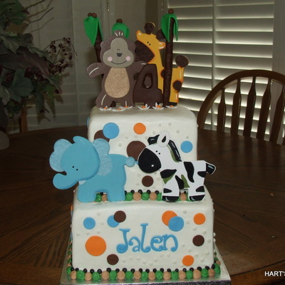 Safari Birthday Cake
