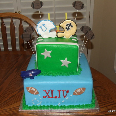 Super Bowl Cake