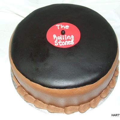 Rolling Stones Grooms Cake