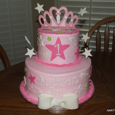 Princess 1St Birthday Cake