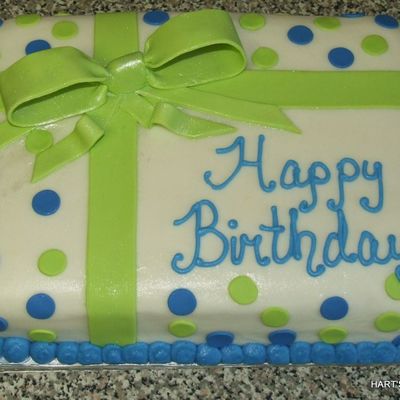 Bow Birthday Cake