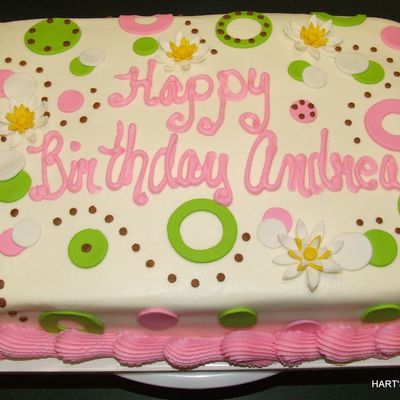 Pink Birthday Cake