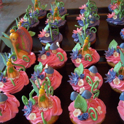 Tinkerbell Cupcakes