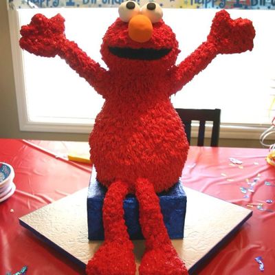 Elmo 3D With Arms Up!