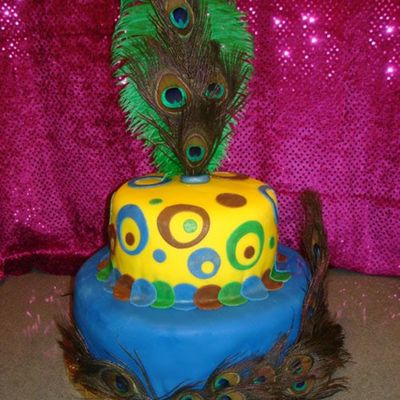 Peacock Cake