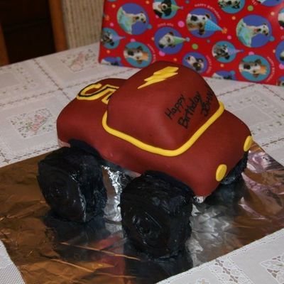 Monster Truck Cake