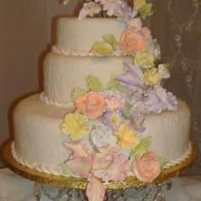 Pastel Wedding Cake