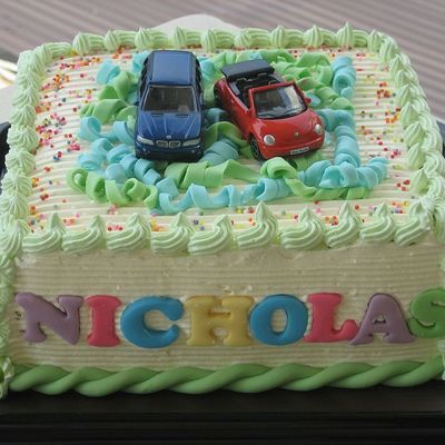 Cars Birthday Cake