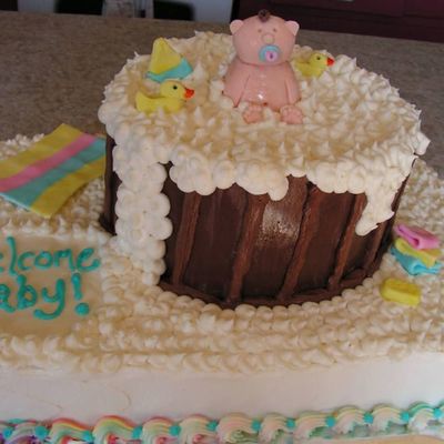 Baby Bathtub--On A Slab