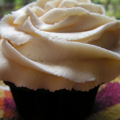 Close Up Or A Cupcake For A Wedding Cake