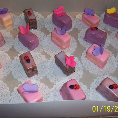 "garden" Themed Petit Fours