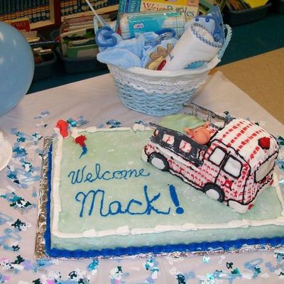 Firetruck Baby Shower