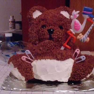 Another Shot Of My First Decorated Cake