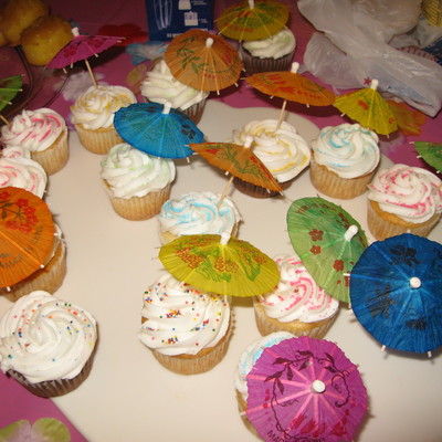 Luau Cupcakes