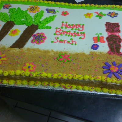 Luau Cake