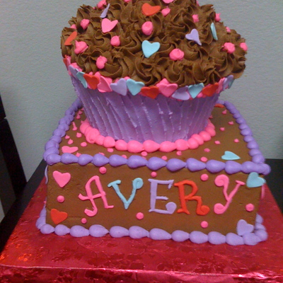 V-Day Birthday Cake