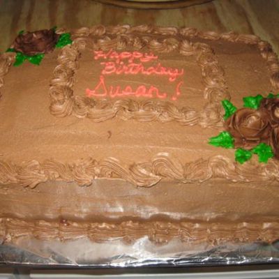 Chocolate Lover's Birthday Cake