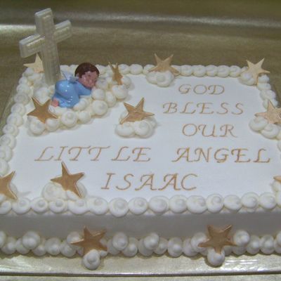 Isaac's Baptism Cake