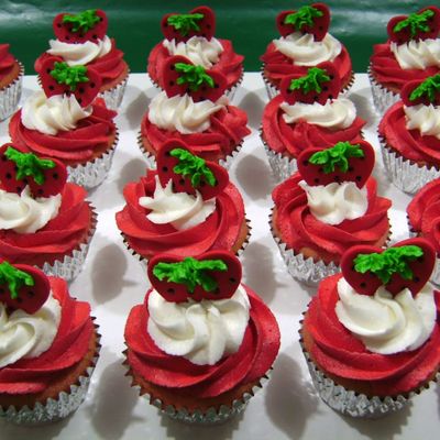 Strawberry Cupcakes