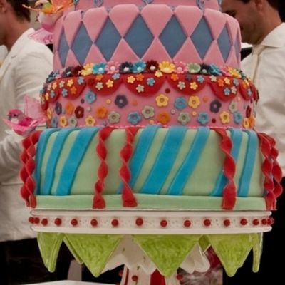 Colourfull Wedding Cake