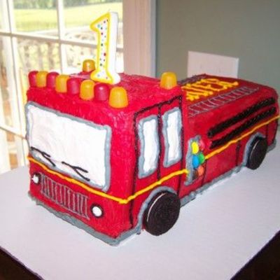 Firetruck Cake