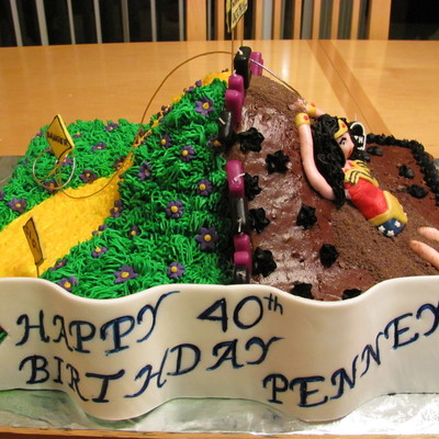 Wonder Woman Over The Hill