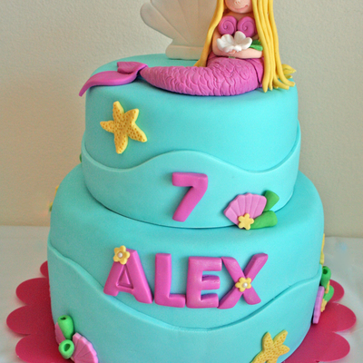 Mermaid Birthday Cake