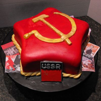 Russian Hammer & Sickle Star