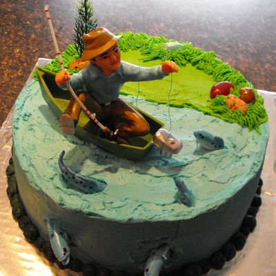 Frantic Fisherman Cake