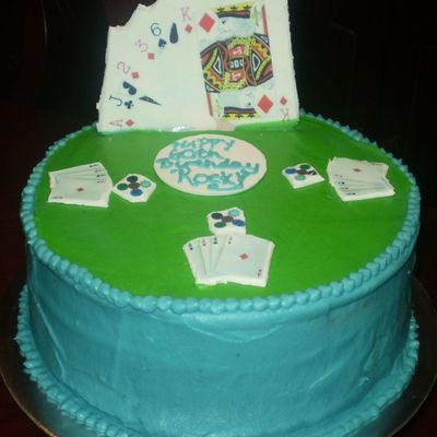 Poker Cake
