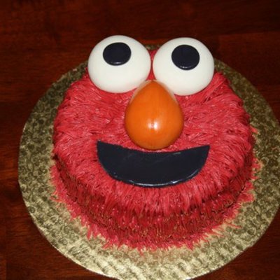 Small Elmo Cake