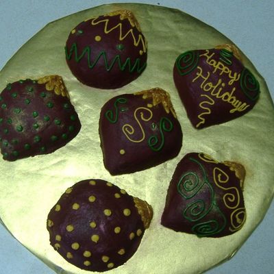 My Attempt At Different Cupcake Ornaments.