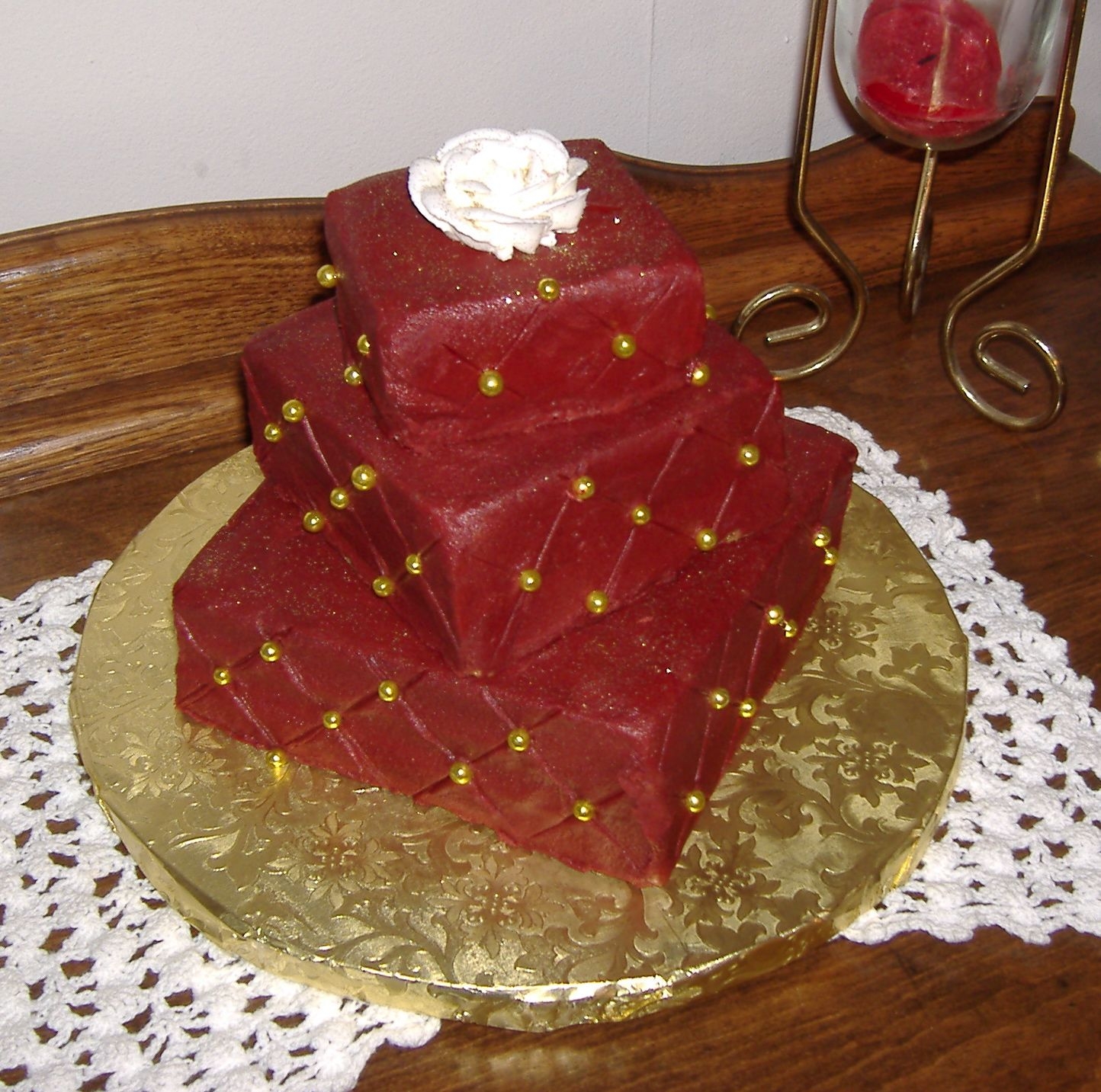 First 3 Tiered Mini Cake.